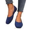 Women's Slip On Ballet Flats Soft Upper Material Lightweight Flexible Sole Casual Comfortable Footwear for Daily Use Work and Travel