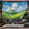 My Neighbor Totoro Personalized Tapestry Support Custom Name, Wall Art Home Decoration