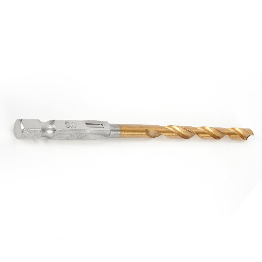 13pcs HSS High Speed Steel Drill Bit Set with Hex Shank 1 5 6 5mm for Metal Wood Plastic Drilling and Long Lasting