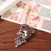 Rhinestone Dolphin Keychain Sparkling Sea Animal Car Key Ring Holder Backpack Purse Handbag Charm Christmas Birthday Gifts for Dolphin Lovers