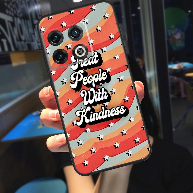Treat People With Kindness Funda For OnePlus 12 12R 13 R 11 9 10 Pro 8T 9RT 10T OnePlus Nord N20 N30 CE 4 2 3 Lite Case