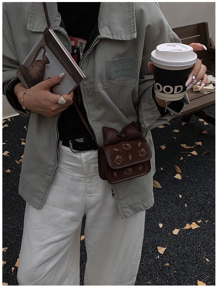 Girls' Bowknot Crossbody Bag - Cute Princess Small Shoulder Coin Purse for Kids