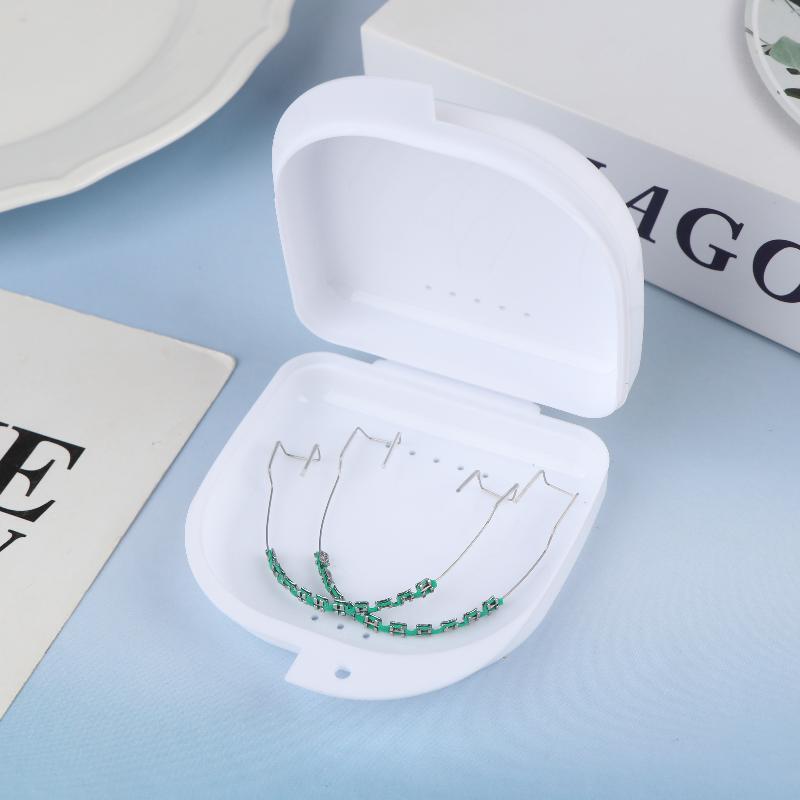 1 Paar Dentalzubehör Orthodontische Ligatur-Gummis Mit Box Bunte Zahnspangen-Dekoration Zahnmedizin Falsche Brackets Temporär