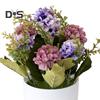 1Set Bonsai Hydrangea Artificial Plastic Office Desk Imitation Potted Flower