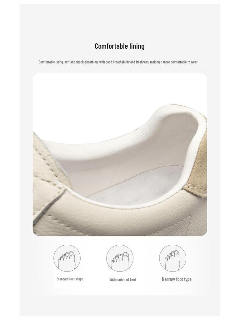 Plus Size Men's Leather Trainers: German-Inspired Casual Sneakers In EU Size 46