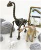 Doyusha Dinosaur Museum AR Brachiosaurus Mini and Scene Figure (pre-painted, Pre-assembled Skeleton, Skeleton, Set)