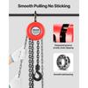 VEVOR Hand Chain Hoist, 1 Ton Capacity, Manual Chain Block with Upgrade G70 Galvanized Chain, 6 M Lifting Height