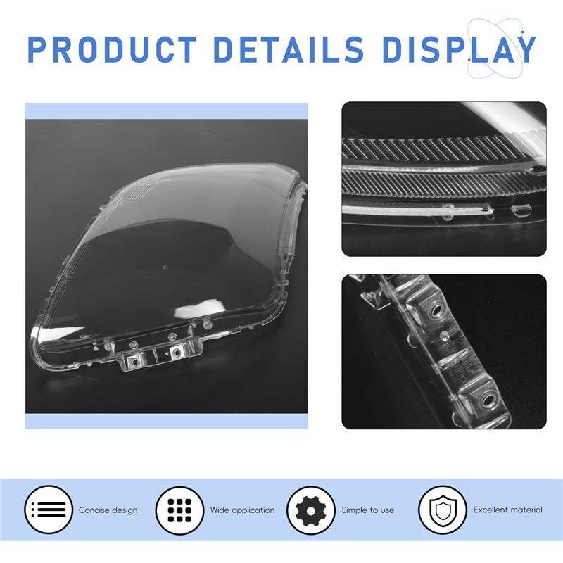 Car Headlight Lens Cover Transparent Headlight Shell For Suzuki Swift 2005 2006 2007 2008 2009 2010 2011-2016