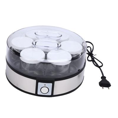 Electric Yogurt Maker 20W Stainless Steel Multifunctional Portable Homemade Yogurt Machine for Jams Puddings