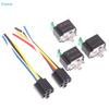 Araba Kamyon İçin 4/5 Pin SPST Sigorta Rölesi Su Geçirmez 14AWG 16 AWG Kablolu 12V 24V 30A Sigorta Röle Anahtarı