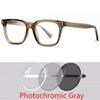 Square Photochromic Glasses Men Women Myopia Eyeglasses Students Short Sight Eyewear 0 -0.5 -1 -1.25 -1.5 -1.75 -2.0 To -6