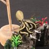 Multipurpose Brasses Octopuses Decors Piece Antique Marine Animal Statue for Desk and Living Space As Paperweight Bookend 55KF
