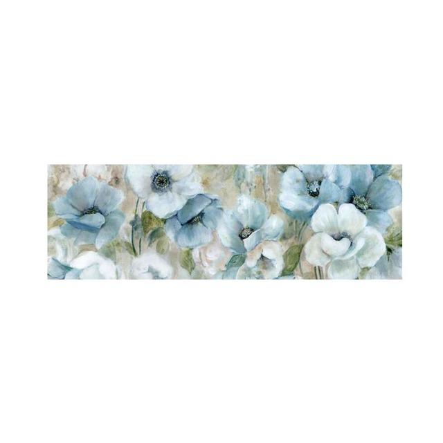 Modern Landscape Canvas Painting Abatrat Yellow Blue Flower Posters And Prints Wall Art Pictures For Living Room Decor No Frame