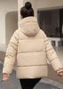 Kayiyasu Short Down Jacket with Padded Warm and Comfortable for Fall and Perfect for Casual and School Women's Hood, Outerwear, Winter, Wear,