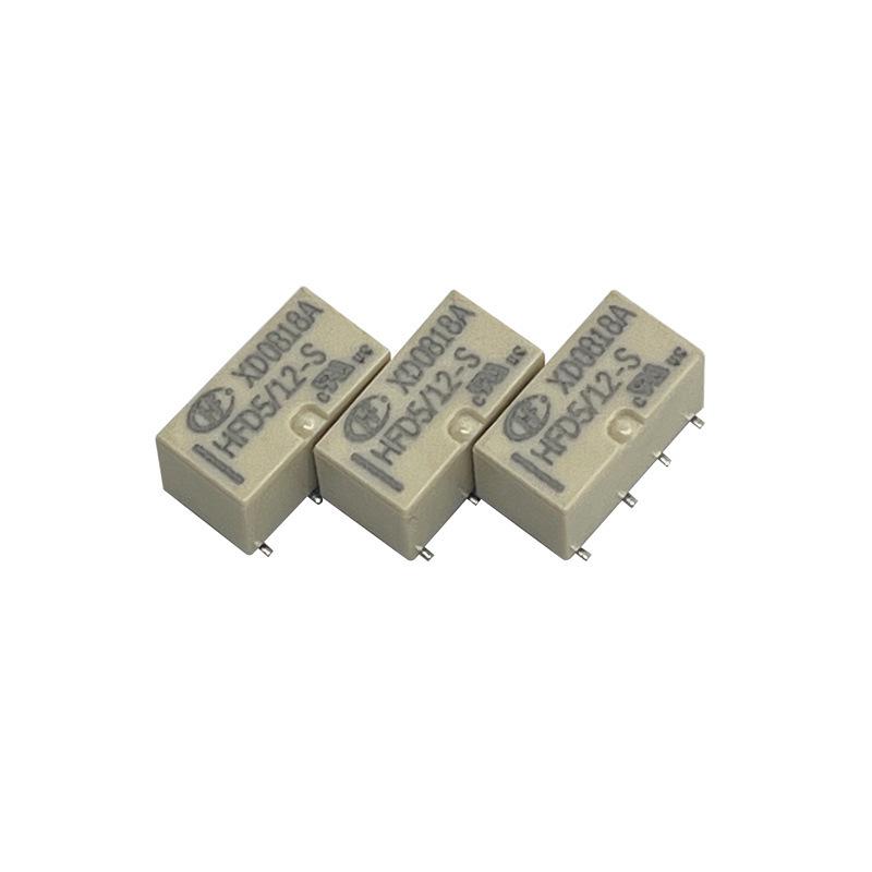 New Hongfa HFD5/12-SR Power Relay, 2A 12V SMD.