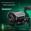 Digital Display Baitcasting Reel with Backlit Drag Counter for Sea, Ice, and Raft Fishing