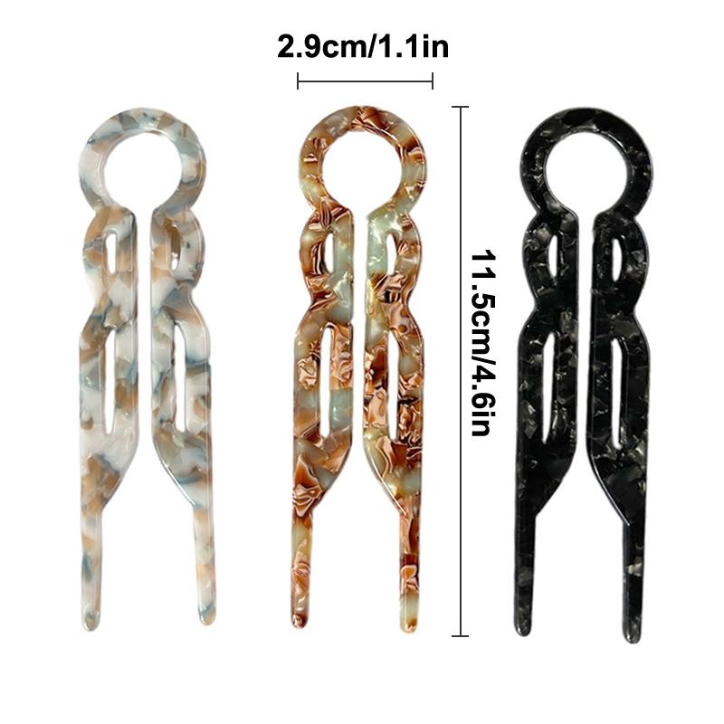 

3 шт. Новая заколка для волос Престижная заколка для волос Подходит для всех женских причесок Аксессуары для укладки волос