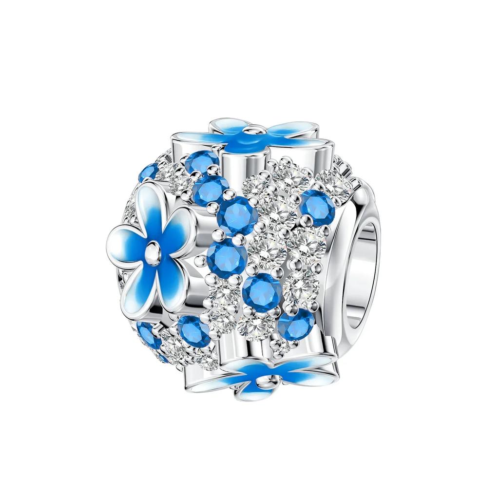 Charms Exquisite 925 Silver Butterfly Pendant Dragonfly Flowers Bead for Women Necklace DIY Bracelet Fine Jewellery Gift