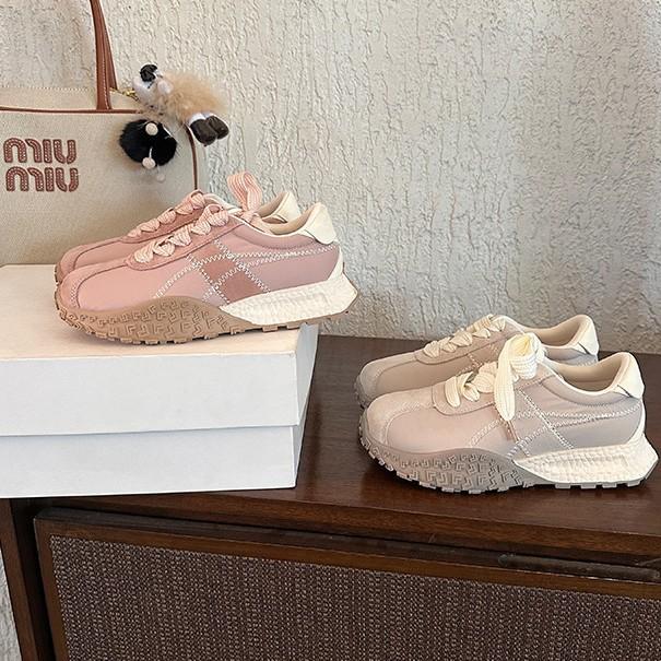 [Pig Bar Version] Comfortable and versatile casual German training shoes, board shoes for women's 2025 new spring breathable sports Forrest Gump shoes