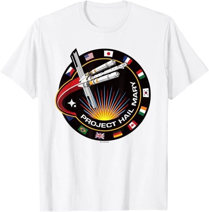 Project Hail Mary Spaceship Mission Badge Poster T-Shirt Size S-4XL S