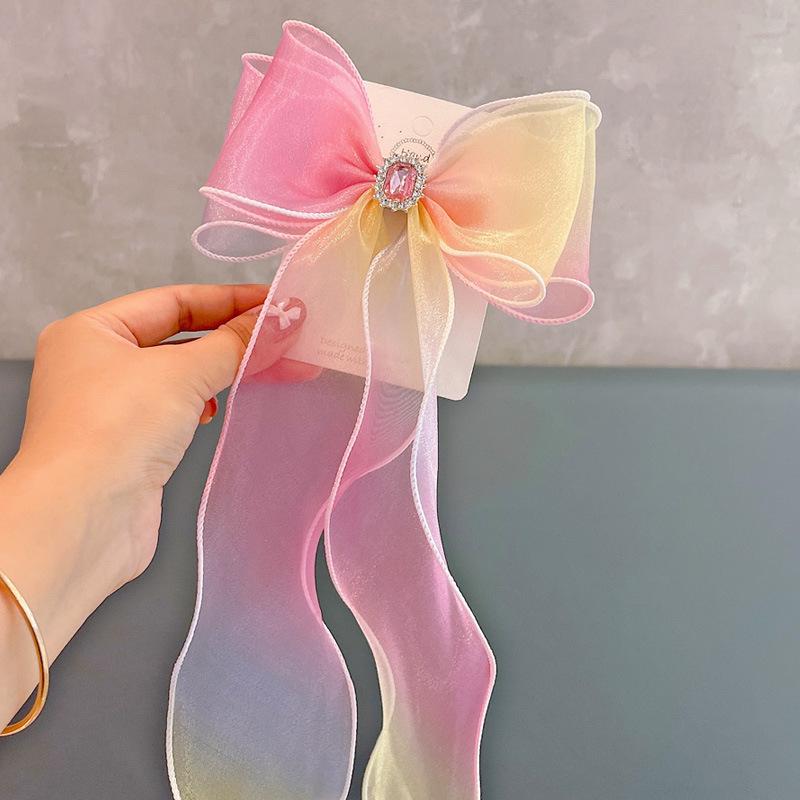Elegant Pearl Tassel Headband & Bow Hair Clip Set for Girls