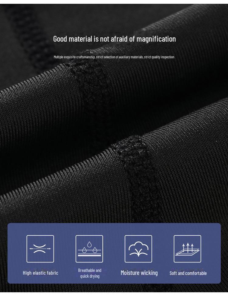 Men's Quick-Dry Sports Suit: Long-Sleeve Running & Basketball Tights with Fleece for Autumn/Winter.