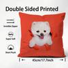 Cute Naughty Cute Cats Dogs Cushion Cover Pattern Printed Pillowcase for Living Room Sofa Cushion Cover & Bedroom Decor