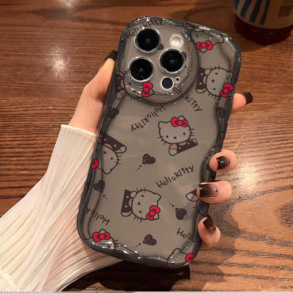 

Heart-shaped Hello Kitty Case for iPhone 15 Plus/16 Pro Max/14 Pro/12X iPhone X/XS