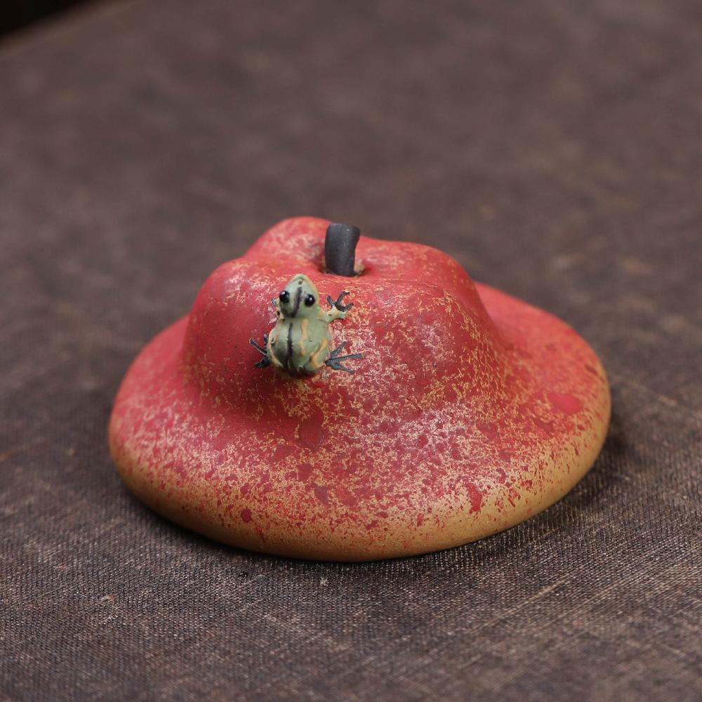 

Ісінська фіолетова глина Жаба-бризкалка Гарбуз Чайний вихованець Дзен Горщик для квітів Ландшафтний дизайн Чайний статуетка Іграшки для гри Чайний статуя Прикраси