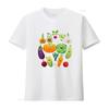 Cute Vegetable Art Healthy Veggie Vegan Gardening T Shirt Vintage Washed Fashion Homme Comfortable Versatile Stylish Stretched