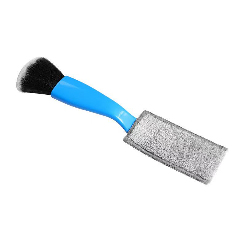 Car Interior Vent Cleaning Brush with Soft Bristles - Double-Ended Dust Removal Tool
