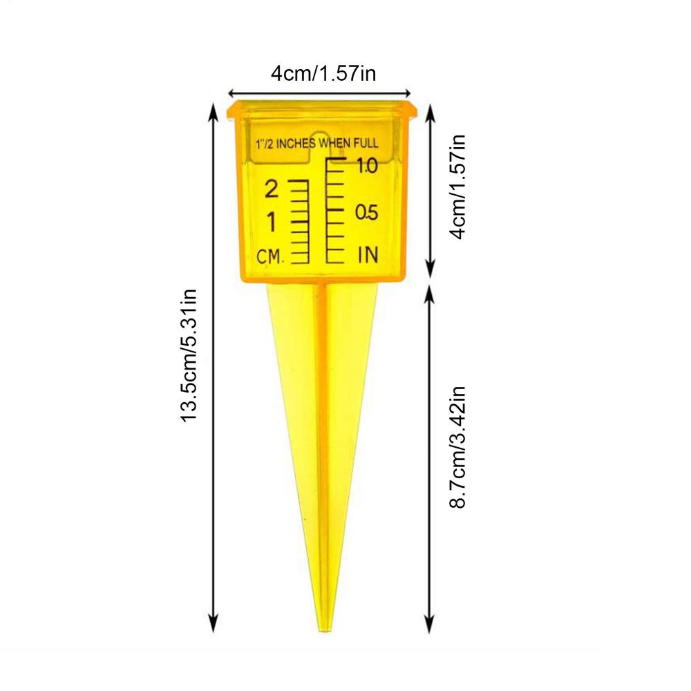 

5 шт. Водомер Дождемер Дождевая вода Осадки Сад Улица Дождемер Пластиковый Дождеватель Измерительный инструмент Сад Измеритель уровня воды