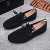 Doudou shoes summer new matte suede lazy small leather shoes loafer driving shoes