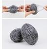 Large encryption lanyard steel wire ball stainless steel cleaning ball kitchen brush pot dish washing wire oil removal artifact
