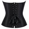 Women's  Sexy LaceBack Zip Corset Top Bustier G-string Body Shapewear