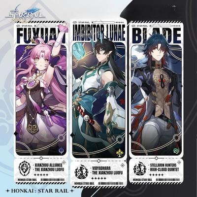 Honkai Star Rail Verzamelkaarten Spelletjes Imbibitor Lunae FuXuan Kafka Cosplay Rekwisieten Anime Tarot Kaartspel Verzamelkaarten Cadeaus
