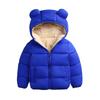 2026 Kids Winter Puffer Jacket Thick Fleece Lined Warm Hooded Coat Boys Girls