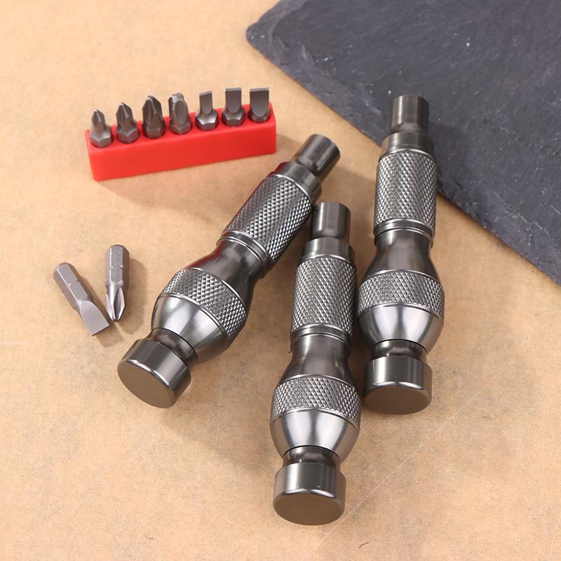 Metal Screwdriver Multi-Purpose Wrench 6.35 Batch Head Aluminum Alloy Household Cross Handle Precision Portable Wrench