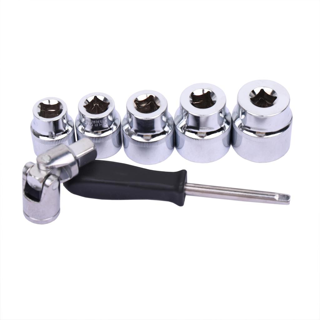 Impact Hex Socket Impact Garage Tool Set for Automotive Repair HFS(R) Sockets, Set, Wrench, Set, 6.35mm (1/4"), 9.5mm (3/8"), 12.7mm (1/2") Drive,