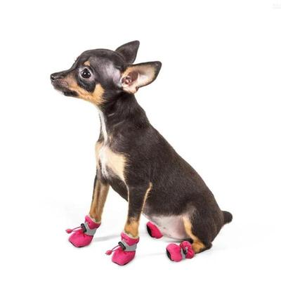 4Pcs Pet WaterProof Rainshoe Anti-slip Snow Boots Footwear Thick Warm for Small Medium Large Dogs Cats Outdoor Shoe Dog Ankle