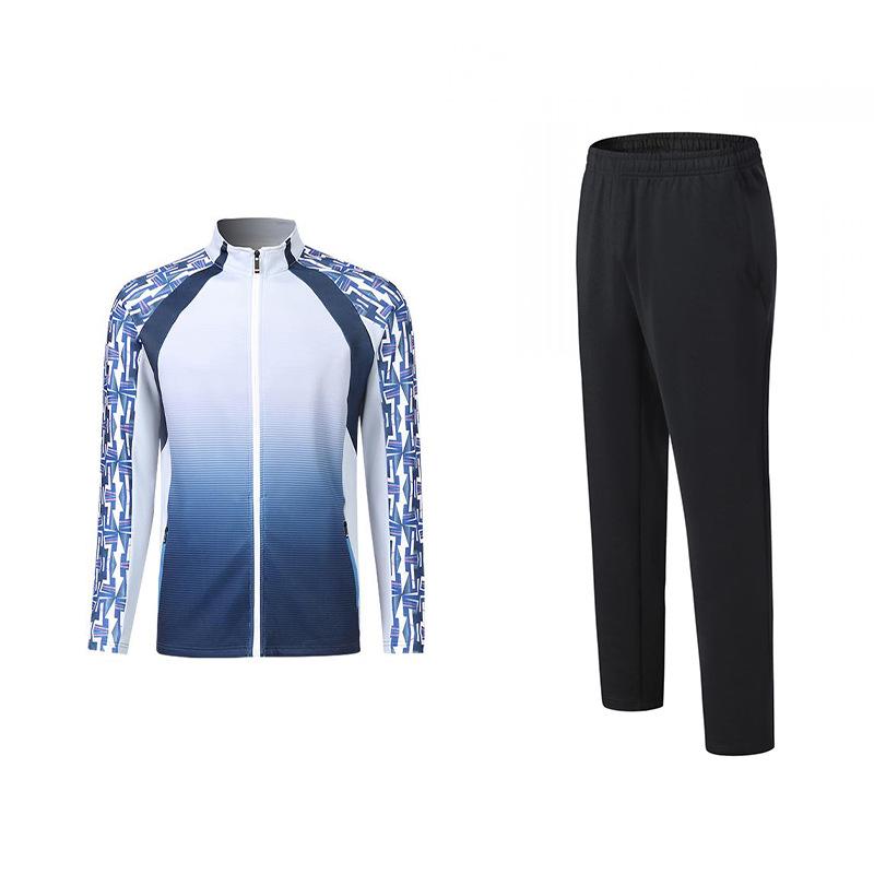 Unisex Long Sleeve Sports Jacket: Badminton, Coaching & Running Training Suit, Sports Event Entrance Wear
