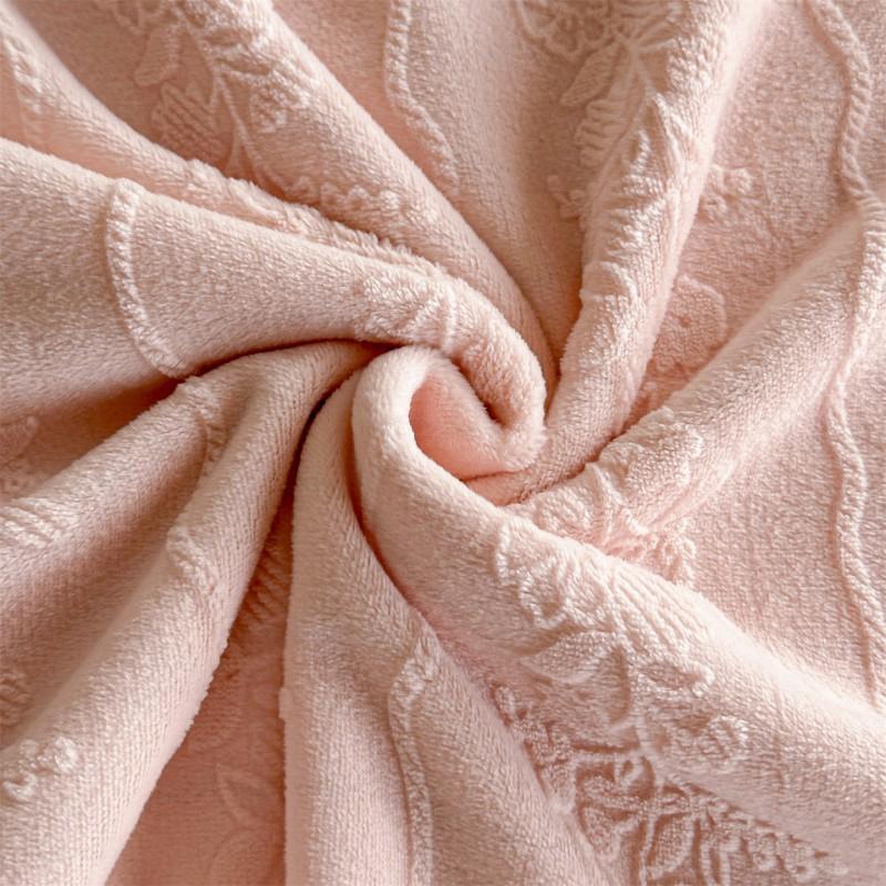 Winter Thickened Milk Bedding Set 3D Embossed Jacquard Soft Warm Luxury Bed Sheet Home