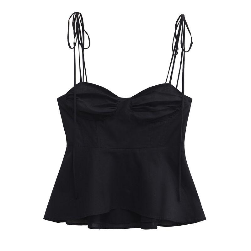 Kaslead New Women Clothes Western Style Fashion Simple Small Top Bustier 8155920