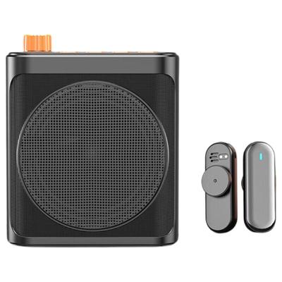 Haomuren KY02 Wireless Lapel Microphone & Portable Amplifier CN Plug (adapter Included)