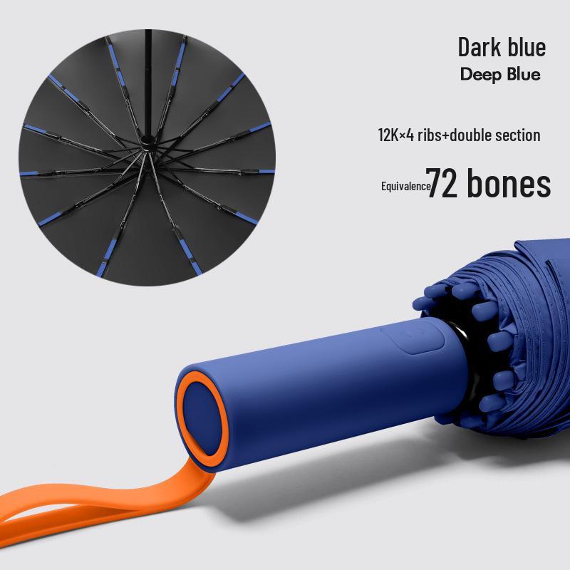 Windproof Oversized 72-Rib Men's & Women's Sun/Rain Umbrella