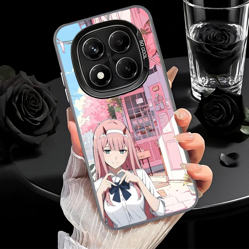 Zero Two 02 Kawaii Cute Soft Phone Case for Xiaomi Redmi Note 13 14 15 Pro Plus 12S 12 11S 11 11T 10S 10 Shockproof Cover Back S