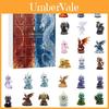 Water Fire Dragon Christmas Advent Calendar With Acrylic Flat Ornaments For Holiday Decor And Gift Giving