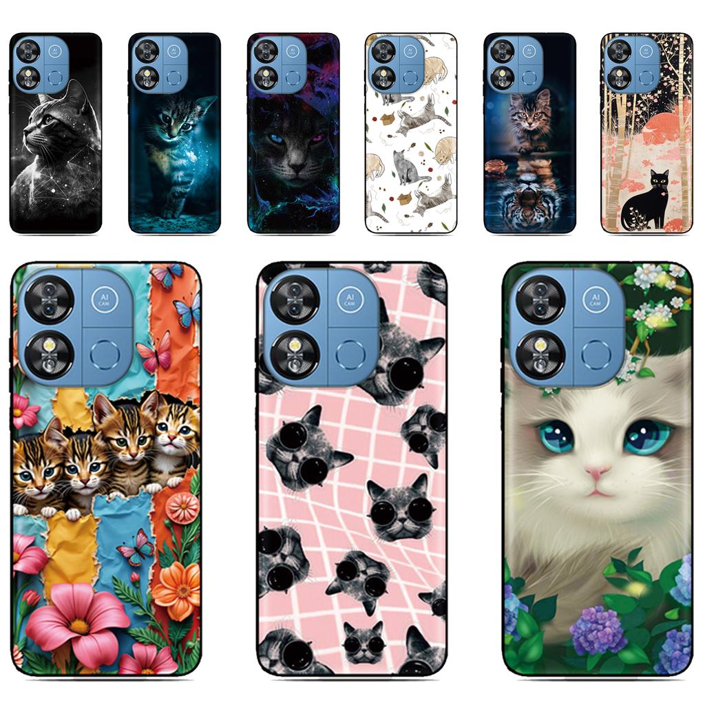 Cat Anime DIY Case For Cubot A40 X100 A20 A10 Max 5 3 P80 P50 X70 X50 Note 60 50 21 Nothing CMF Phone 1 2 Pro 2a 3a Lite Cover