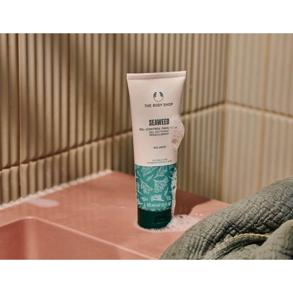 The Body Shop Veganes Meeresalgen Gesichtsreinigungsgel 125 ml Für fettige & Mischhaut Tägliche Anwendung