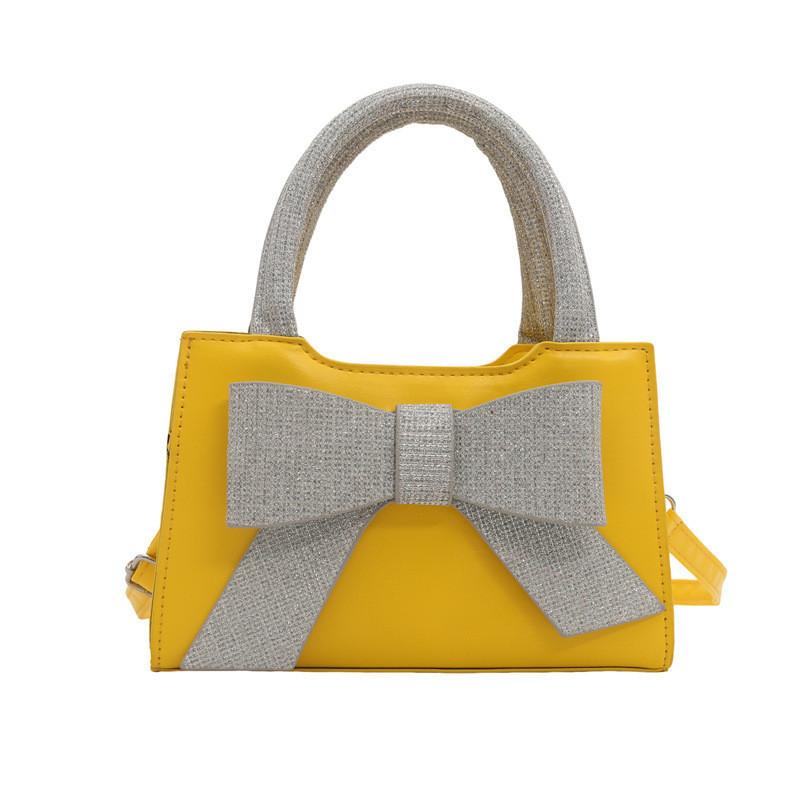Adorable Korean Style Bowknot Handbag 2024 New Fashion Small Shoulder Bag For Casual And Commuting
